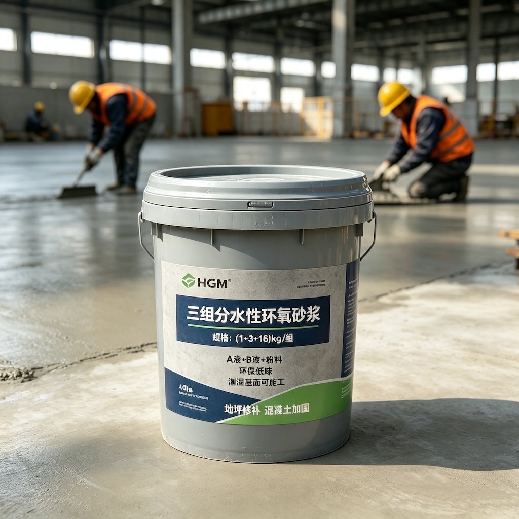 连江三组份水性环氧砂浆